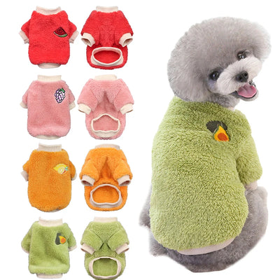 Cute Fruit Pattern Winter Vest for Small Dogs AliExpress