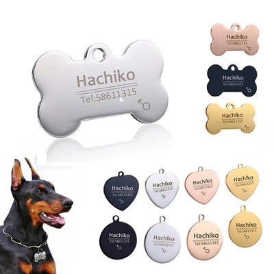 Custom Engraved Pet ID Charm