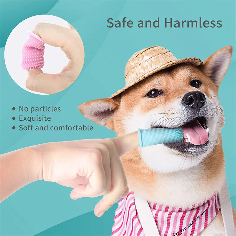 Soft Finger Toothbrush for Pets