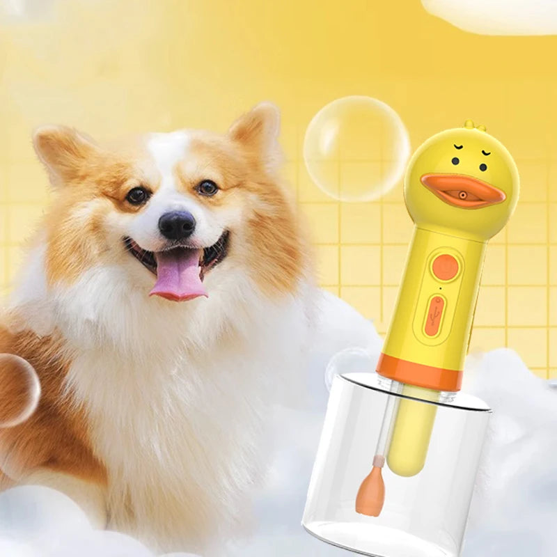 Yellow Duck Automatic Foam Dispenser for Pet Bathing AliExpress