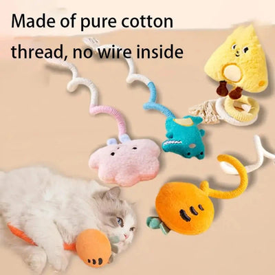 Bite-Resistant Cotton Rope Cat Scratcher Toy AliExpress