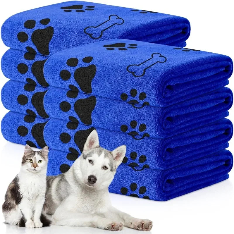 Quick-Drying Microfiber Pet Bath Towel for Dogs & Cats AliExpress