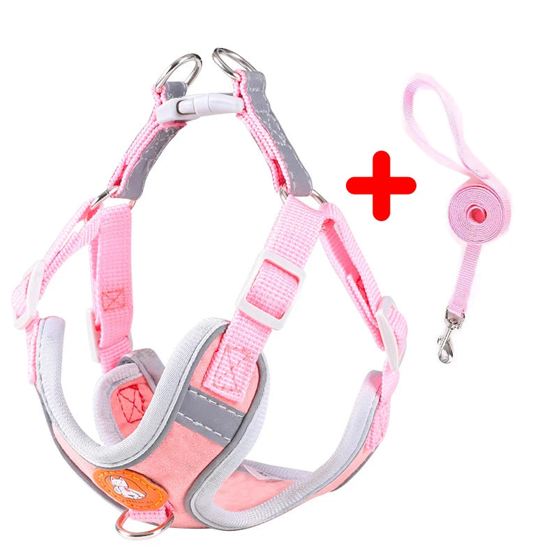 Reflective No-Pull Dog Harness Set