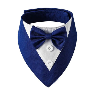 Adjustable Tuxedo Bow Tie Collar