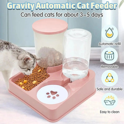 2-in-1 Automatic Cat Feeder & Water Dispenser AliExpress