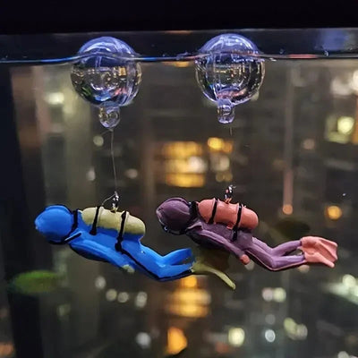 Floating Diver Ornament for Aquariums AliExpress