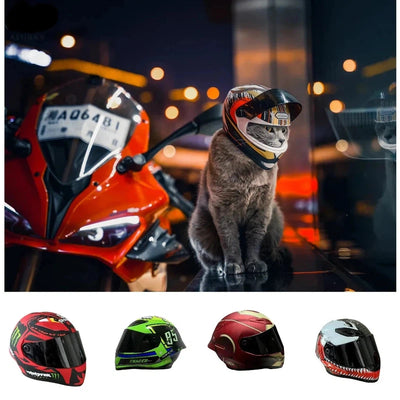 Mini Pet Motorcycle Helmet for Cats and Dogs AliExpress