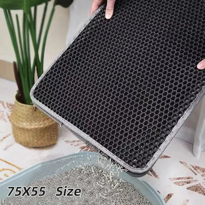 Waterproof Double-Layer Cat Litter Mat for Easy Cleanup AliExpress