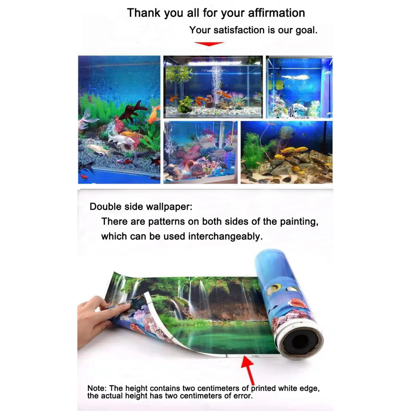 Tranquil Ocean Scene Aquarium Background Poster AliExpress