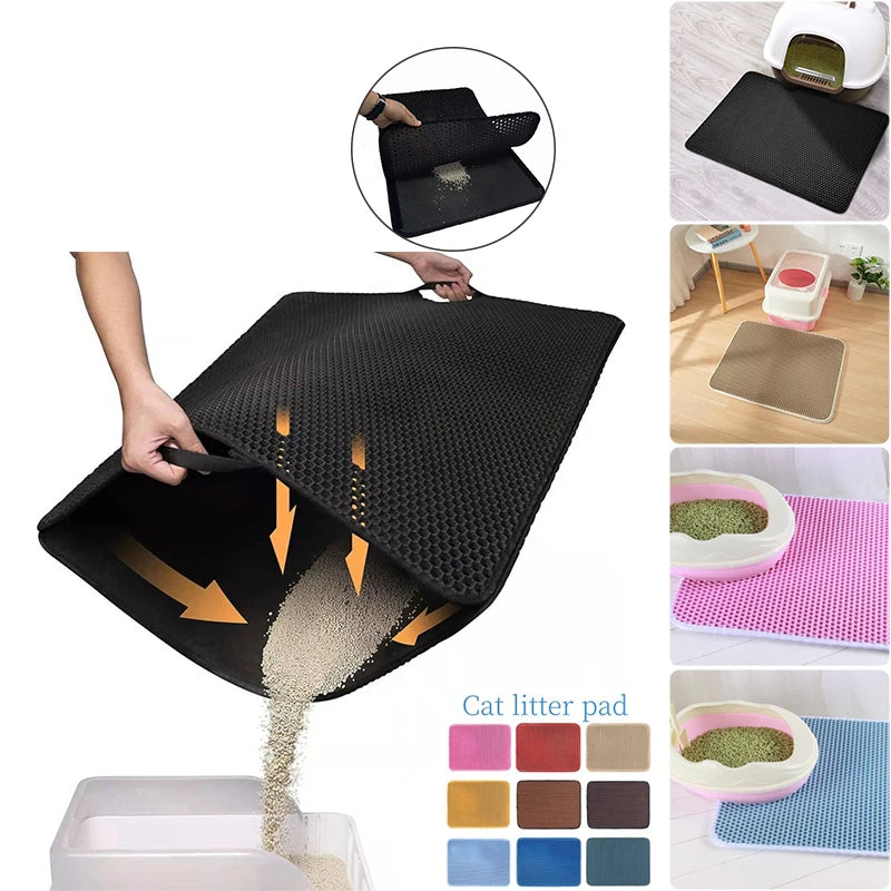 Double-Layer Waterproof Cat Litter Mat AliExpress