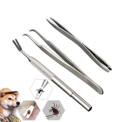 Stainless Steel Tick Remover Set