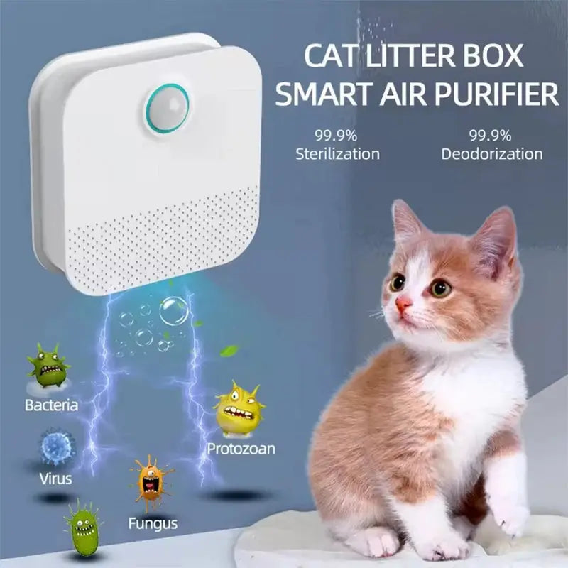 Smart Odor Purifier for Cat Litter Boxes AliExpress