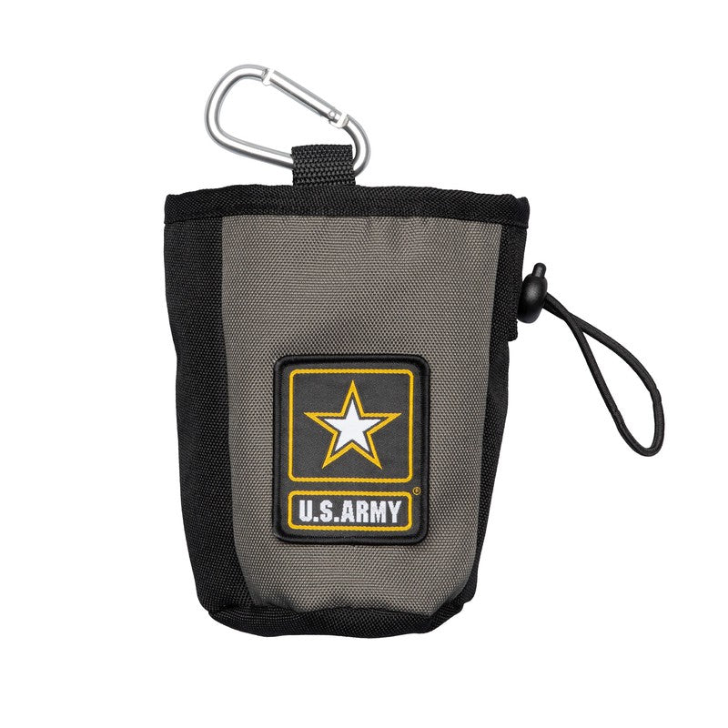 US Army Dog Treat Bag - Dark Camo: Hands-Free Convenience Beige Antigone