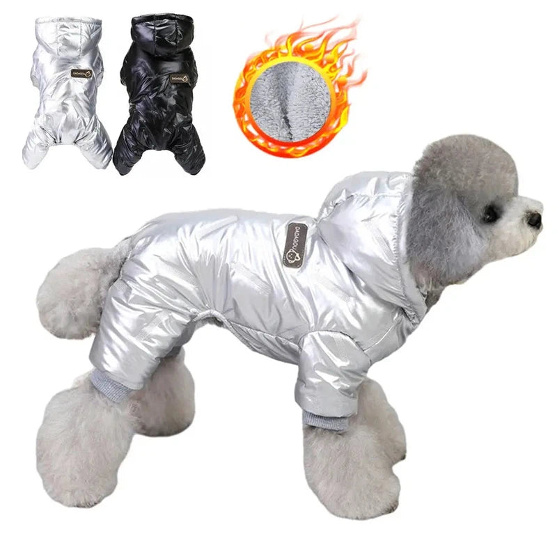 Waterproof Fleece Jumpsuit for Small Dogs – Winter Warmth AliExpress