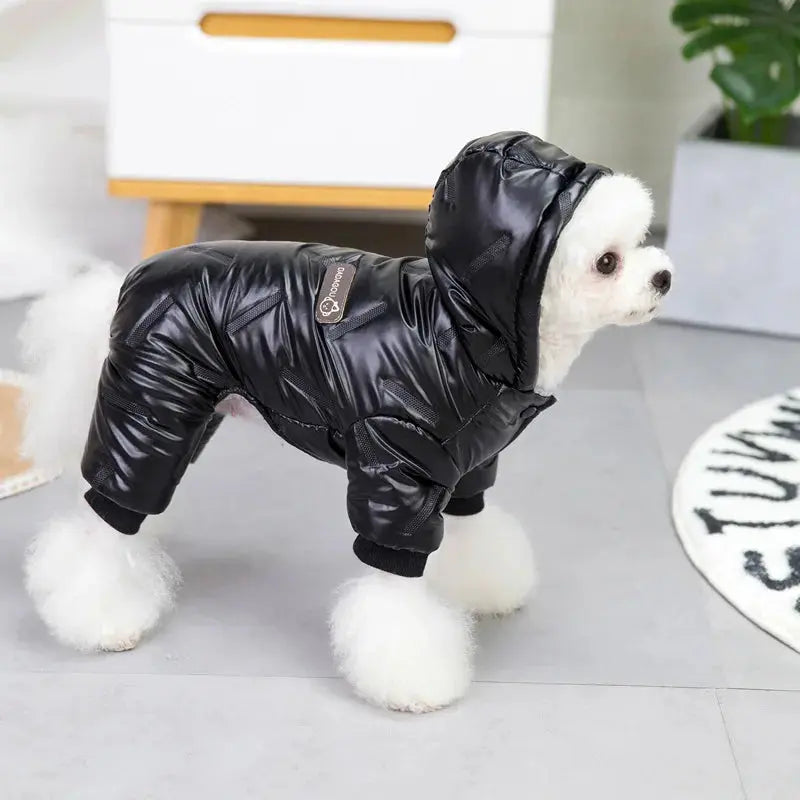 Waterproof Fleece Jumpsuit for Small Dogs – Winter Warmth AliExpress