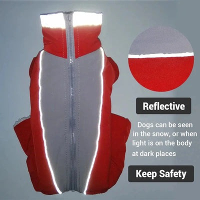 Waterproof Winter Dog Overalls with Reflective Design AliExpress