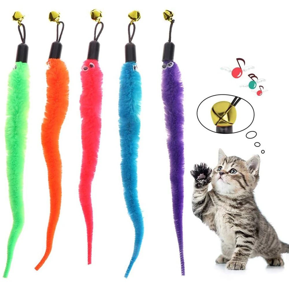 Plush Cat Toy Replacement Worms