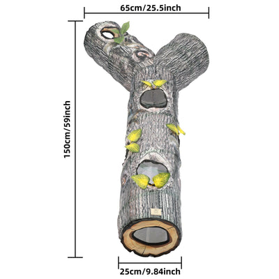 Tree Pattern Cat Tunnel Toy