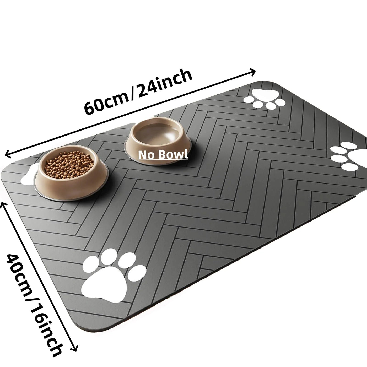 Absorbent Pet Feeding Mat - Poochi Paws