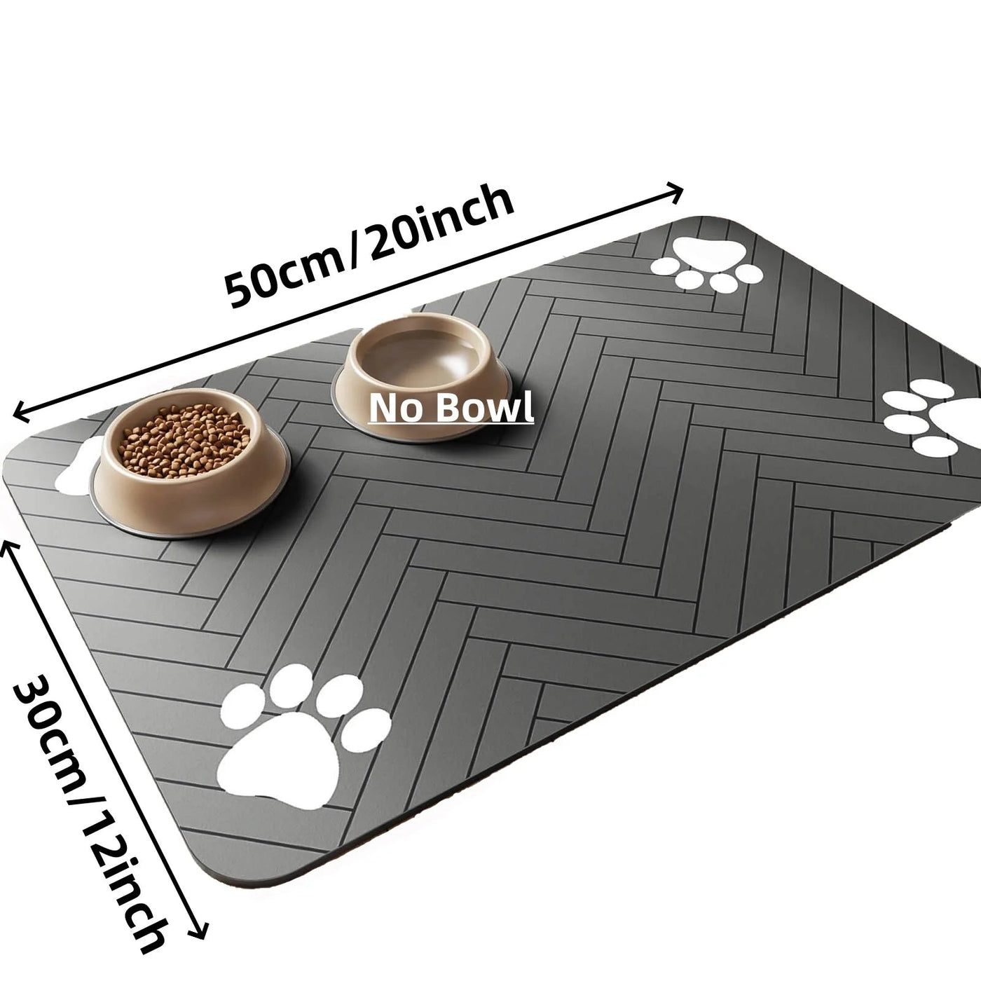 Absorbent Pet Feeding Mat - Poochi Paws