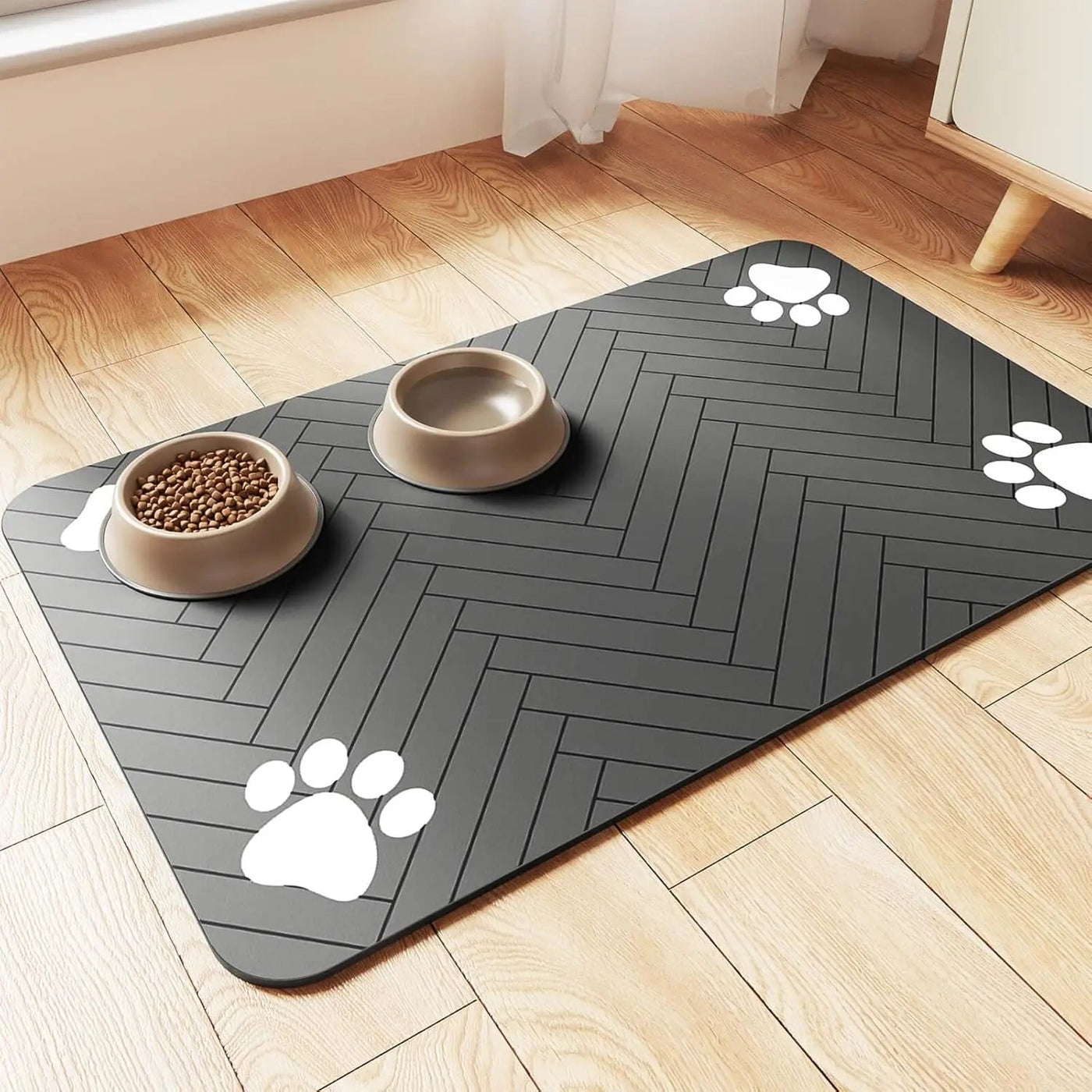 Absorbent Pet Feeding Mat - Poochi Paws