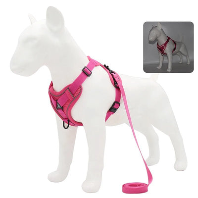 Adjustable Dog Harness Leash Set - Poochi Paws