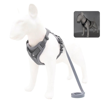 Adjustable Dog Harness Leash Set - Poochi Paws