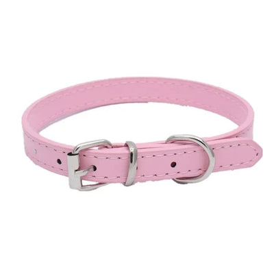 Adjustable Leather Dog Collar - Poochi Paws