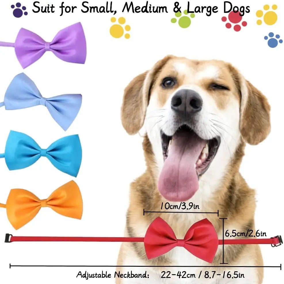 Adjustable Pet Bow Tie Collar - Poochi Paws