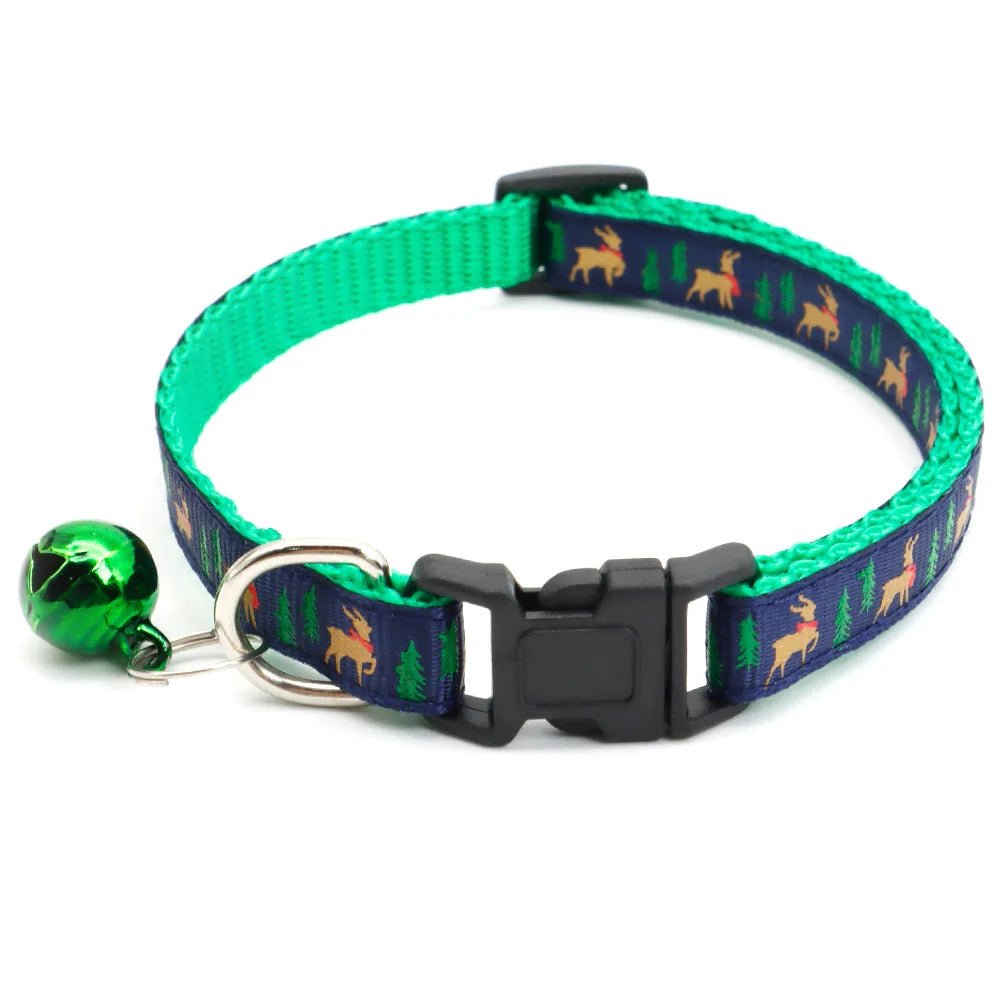 Adjustable Pet Collar with Bell - Poochi Paws