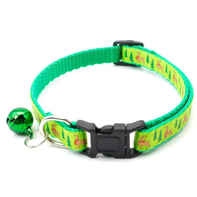 Adjustable Pet Collar with Bell - Poochi Paws