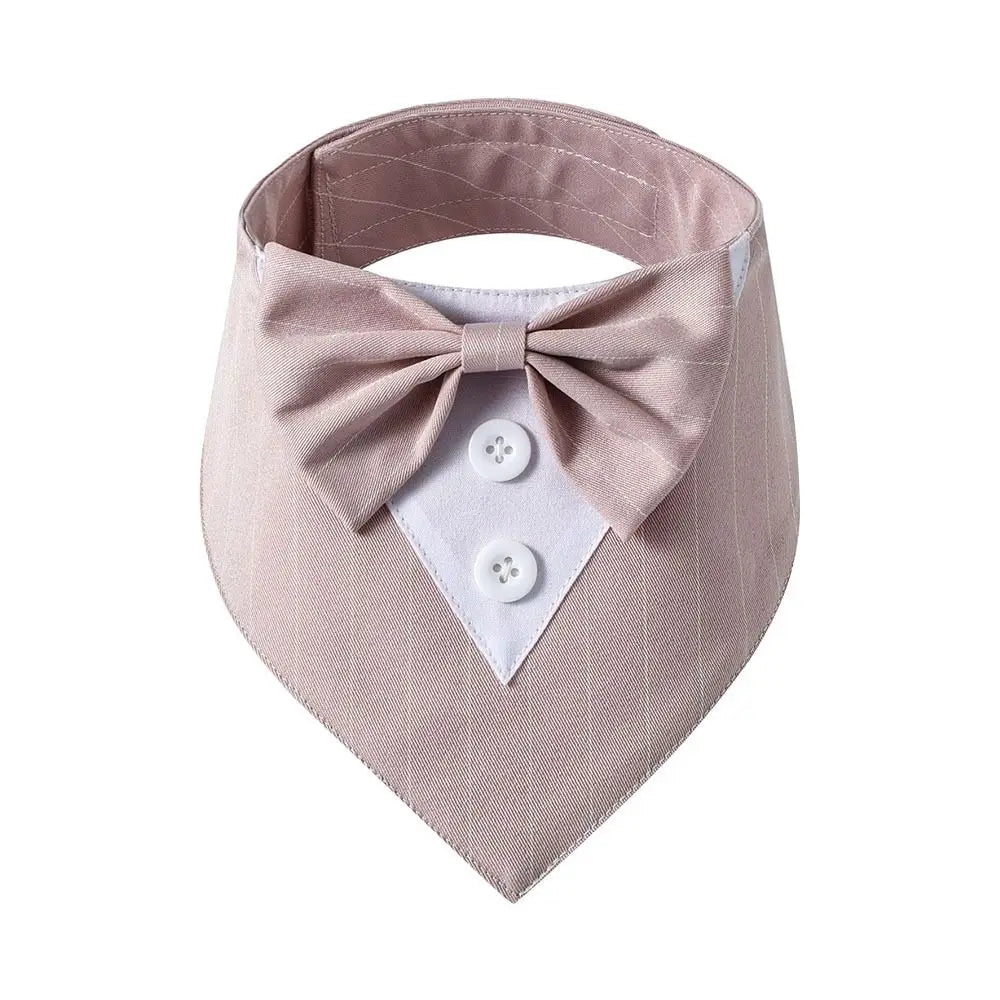 Adjustable Tuxedo Bow Tie Collar - Poochi Paws