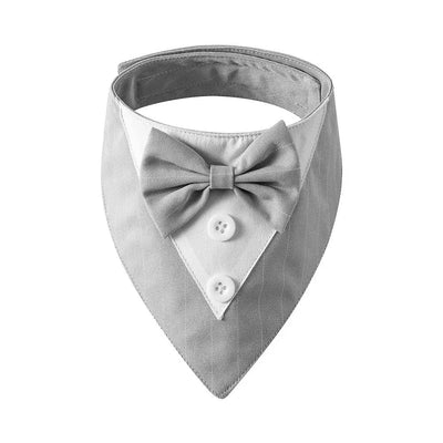 Adjustable Tuxedo Bow Tie Collar - Poochi Paws