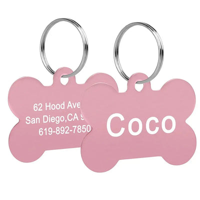 Bone - Shaped Pet ID Tag - Poochi Paws