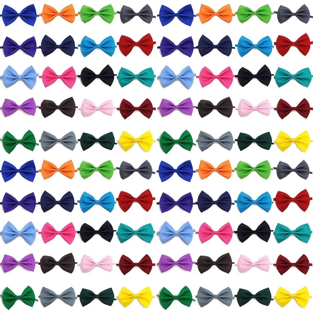 Bulk Pet Bow Tie Set - 50 or 100 set - Poochi Paws