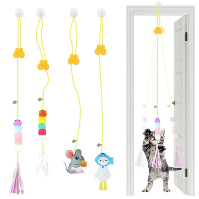 Hanging Elastic Cat Toy