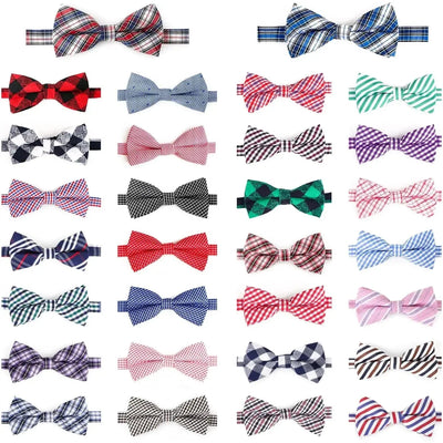 Colorful Dog Bow Tie Set - Poochi Paws