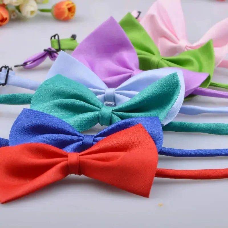 Colorful Pet Bow Tie Set - 10pc set - Poochi Paws