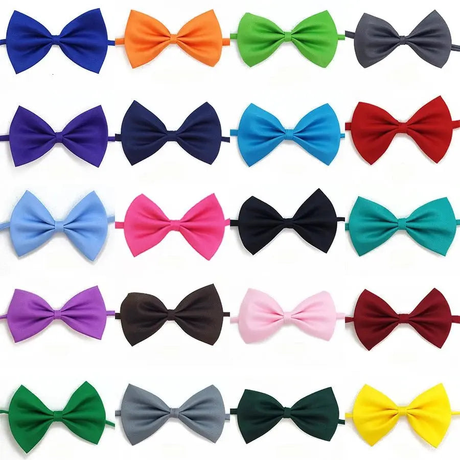 Colorful Pet Bow Tie Set - 10pc set - Poochi Paws