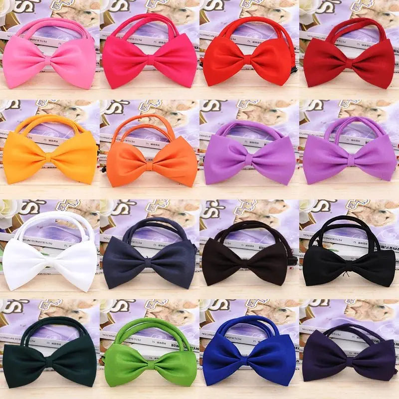 Colorful Pet Bow Tie Set - 10pc set - Poochi Paws