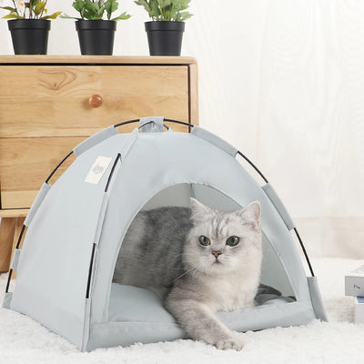 Cozy Cat Tent Bed - Poochi Paws