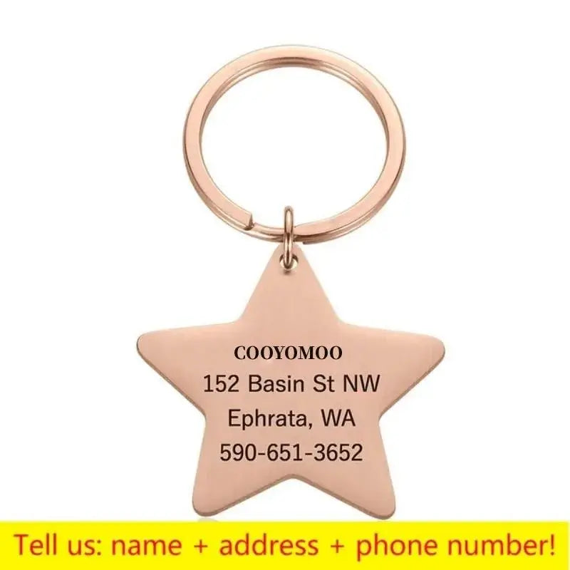 Custom Engraved Pet ID Charm - Poochi Paws