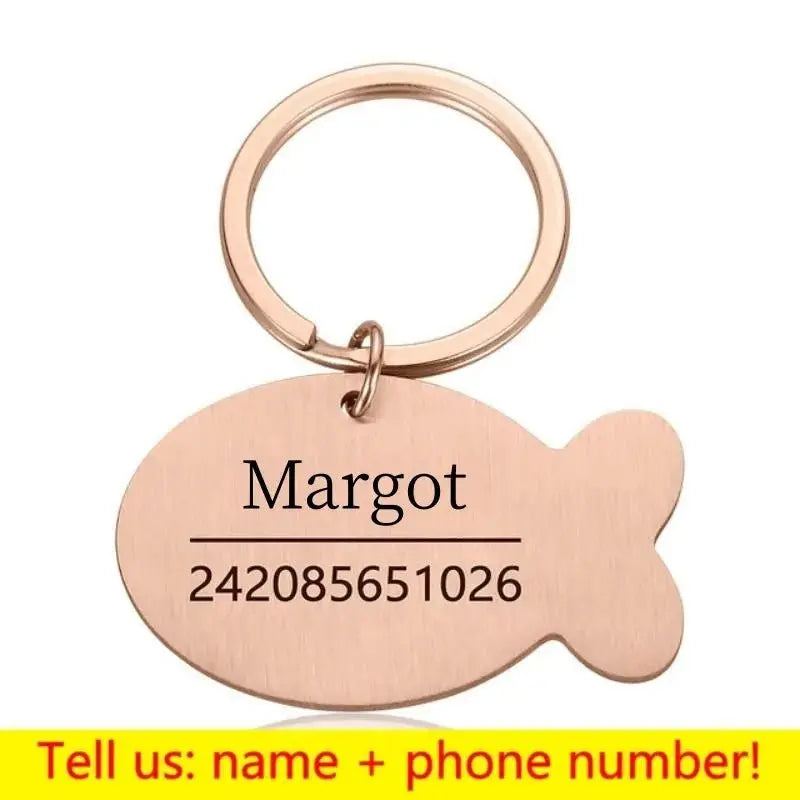 Custom Engraved Pet ID Charm - Poochi Paws