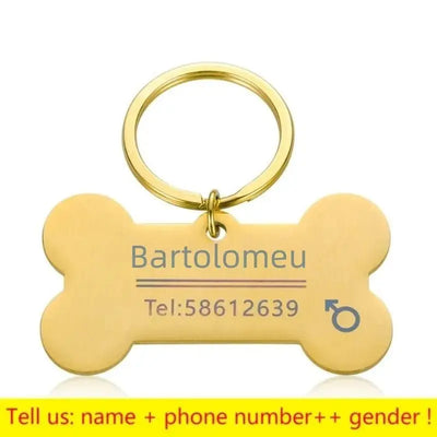 Custom Engraved Pet ID Charm - Poochi Paws