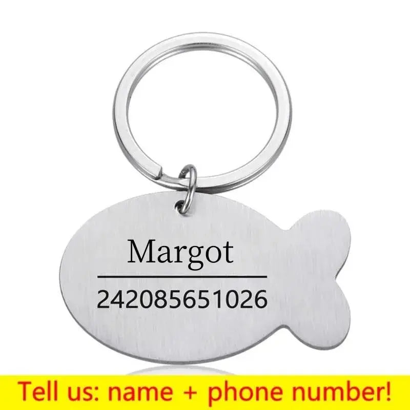 Custom Engraved Pet ID Charm - Poochi Paws