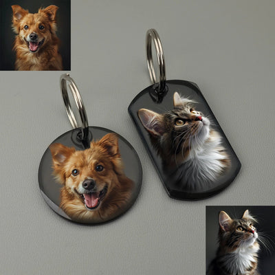 Custom Engraved Pet Memorial Tag - Poochi Paws