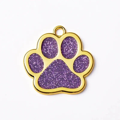 Custom Engraved Stylish Pet ID Tag - Poochi Paws