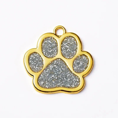 Custom Engraved Stylish Pet ID Tag - Poochi Paws