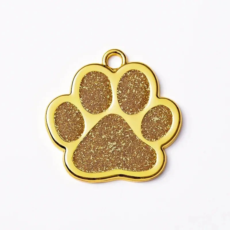 Custom Engraved Stylish Pet ID Tag - Poochi Paws