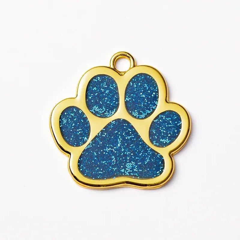 Custom Engraved Stylish Pet ID Tag - Poochi Paws